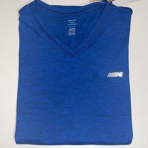 NWT American Eagle outfitters active XXL blue short sleeve shirt.